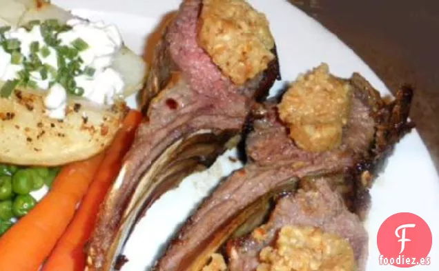 Costilla de Cordero con Mantequilla de Avellana Tostada