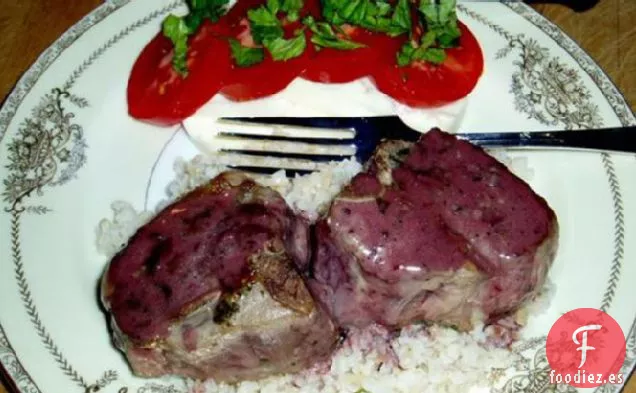 Chuletas de Cordero con Romero y Salsa de Oporto