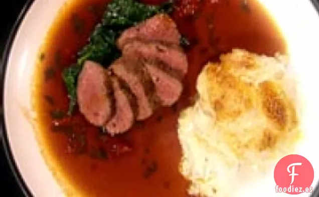 Cordero Asado con Salsa de Tomate