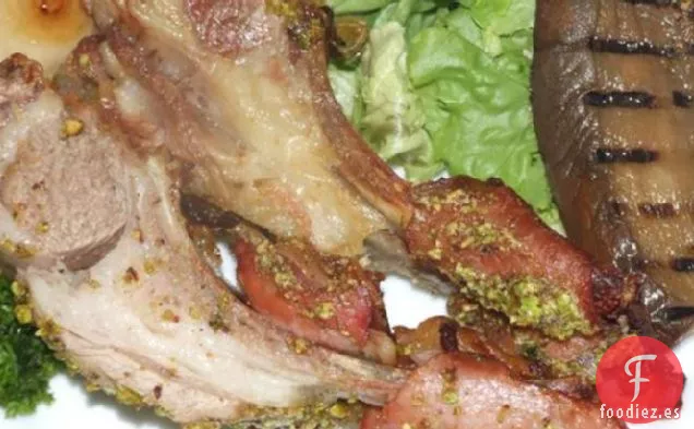 Rack de Cordero Con Pesto de Pistacho, vale la Pena el Esfuerzo!