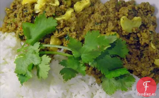 Curry De Carne De Cordero (Kheema Shahzada)