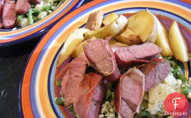 Kipflers de Jamón y Cordero asado (Dieta Maravilla de 21 Días: día 9)