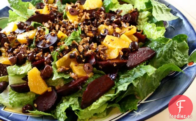 Ensalada De Remolacha, Naranja, Oliva Y Nuez