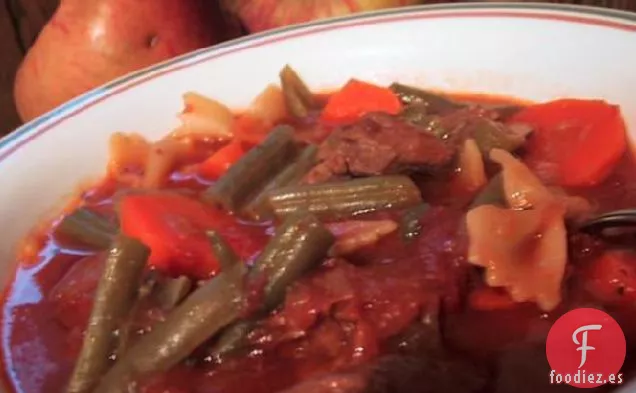 Estofado De Cordero Con Pasta