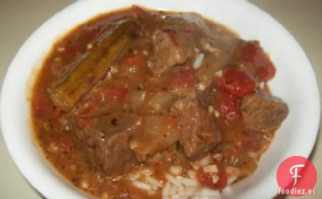 Estofado Árabe de Cordero y Okra Mia Bamia