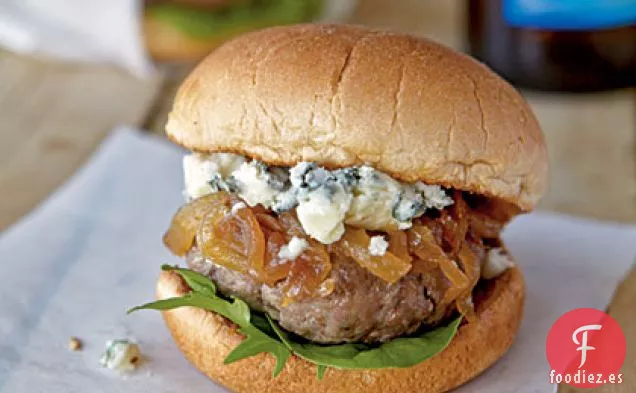 Deslizadores de Cordero con Queso Azul