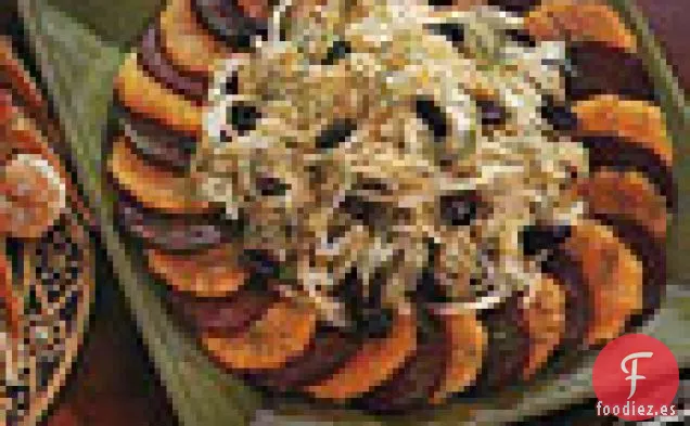 Ensalada de Hinojo, Remolacha y Naranja con Aceitunas
