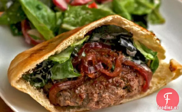 Cena de Esta noche: Hamburguesas de Cordero con Salsa de Cebolla Roja