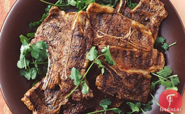 Chuletas de Cordero a la Parrilla con Garam Masala