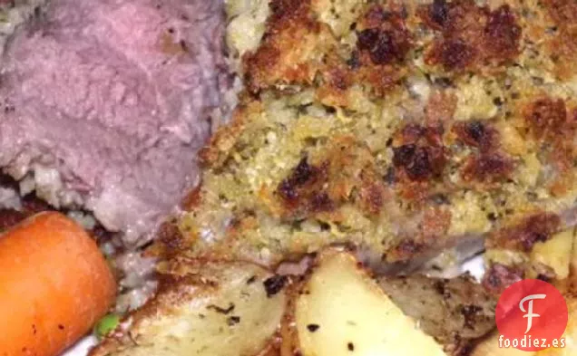 Costilla de Cordero Con Corteza De Salvia