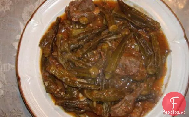 Estofado de Okra (Receta árabe)