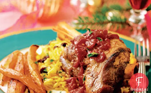 Mangos de Cordero Rubí con Especias