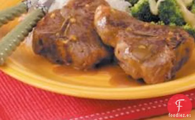 Chuletas de Cordero al Curry