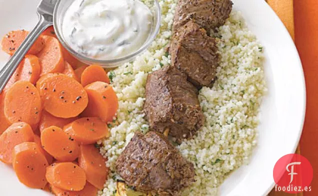 Pinchos de Cordero con Especias Marroquíes