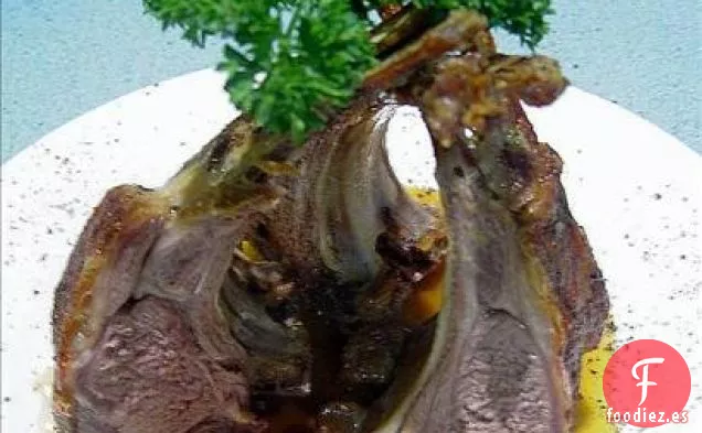 Chuletas De Cordero Con Patata Dulce Con Queso