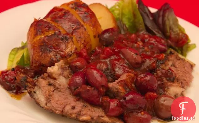 Chuletas de Cordero con Miel y Balsámico