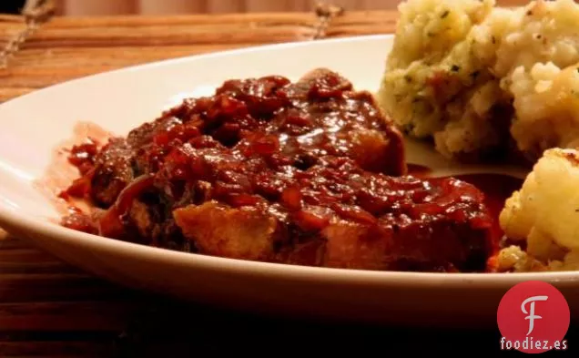 Chuletas De Cordero Con Salsa De Oporto