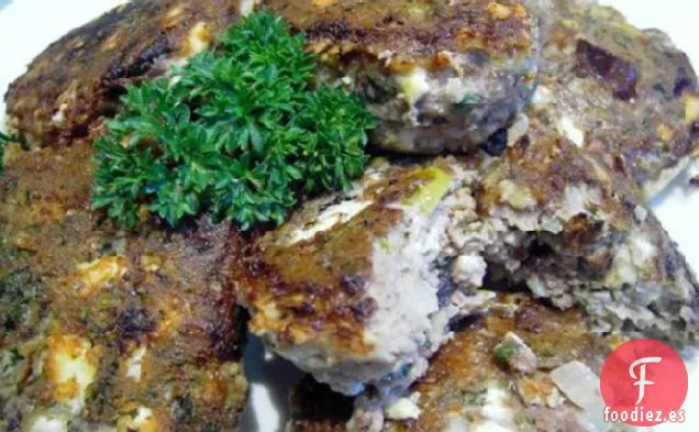 Albóndigas Griegas de Queso Feta y Aceitunas