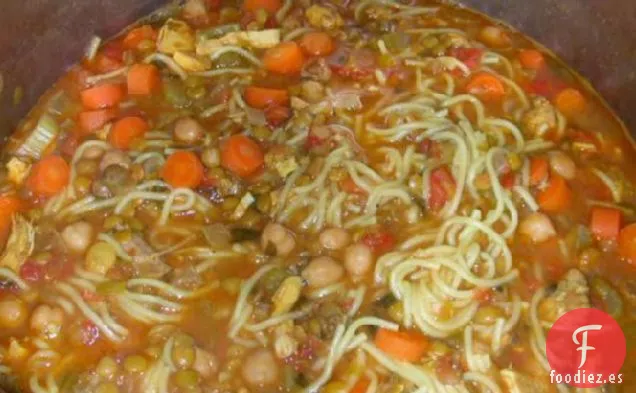 Harira (Sopa Marroquí de Lentejas)