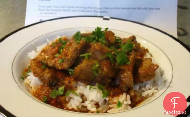 Cordero estofado turco (Tas Kebap)