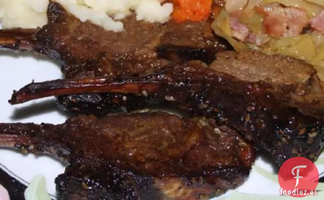 Costilla de Cordero Marinada Asiática