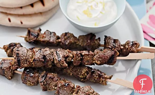 Brochetas de Cordero de Oriente Medio
