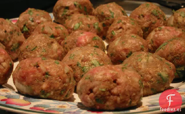 Albóndigas de Cordero Aromáticas