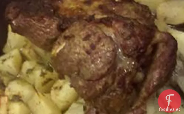 Cordero Asado a la Naranja Griega