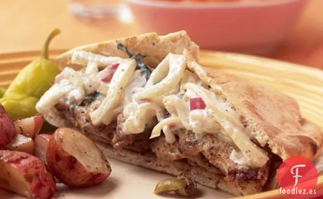 Hamburguesas de Cordero con Ensalada de Hinojo