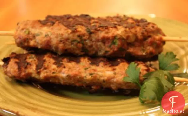 Kefta de Cordero libanés (Brochetas de cordero)