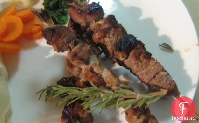 Brochetas de Cordero con Especias