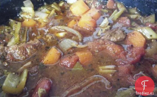 Chile De Cordero Con Champiñones (Rick Bayless)