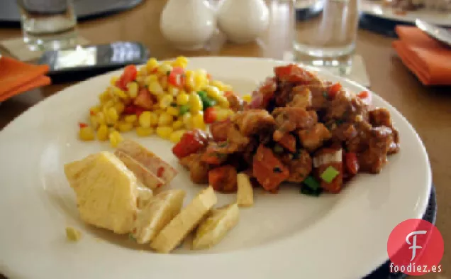 Ensalada de pollo Calcuta de la Casa Steinbeck