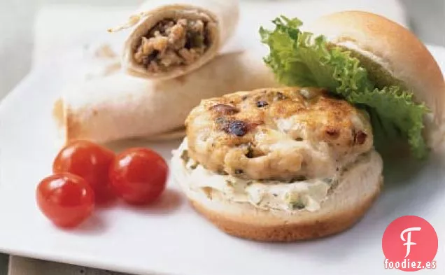 Mini Hamburguesas de Pavo con Gorgonzola