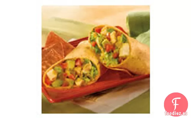 Envolturas de Pollo con Salsa Verde