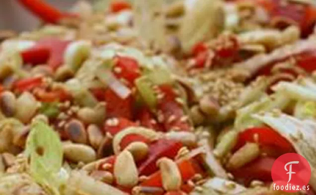 Ensalada de Pimiento Rojo y Bulbo de Hinojo