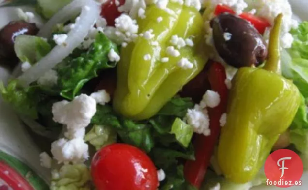 Ensalada Griega Rápida y Fácil