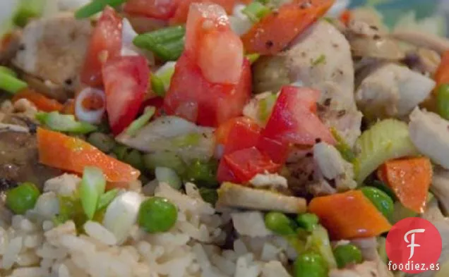 Salteado de Pollo y Verduras
