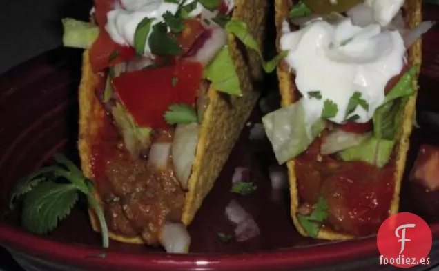 Ww Tacos Saludables De Carne Y Frijoles