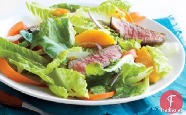 Ensalada de Carne con Aderezo de Naranja y Miel