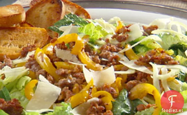 Ensalada de Salchichas y Pimienta