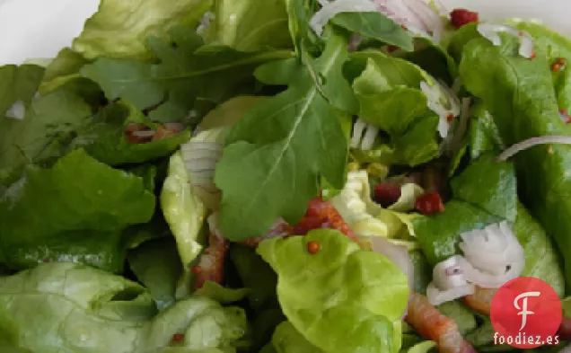 Ensalada De Verduras Y Vinagreta De Mostaza