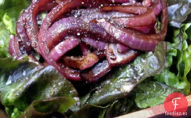 Lechuga Roja Con Cebolla Balsámica