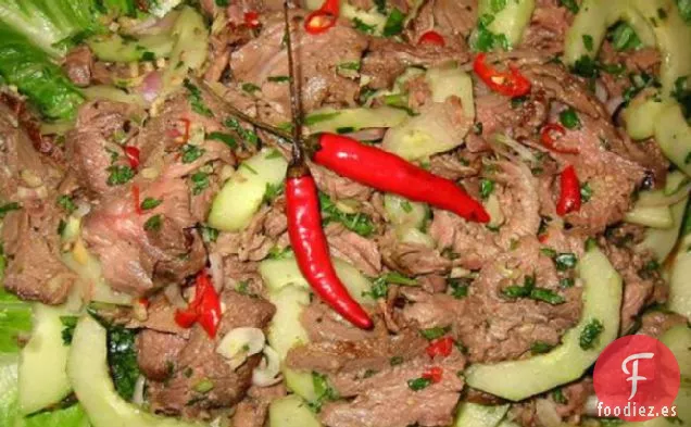 Yum Nua-Ensalada de Ternera Tailandesa