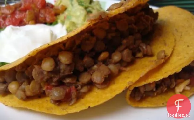 Tacos de Lentejas Favoritos de la Familia
