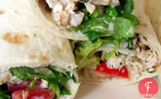 Envolturas Calientes de Pollo Ranch