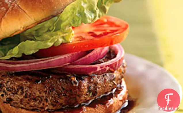Hamburguesas de Pavo Glaseadas con Tamarindo