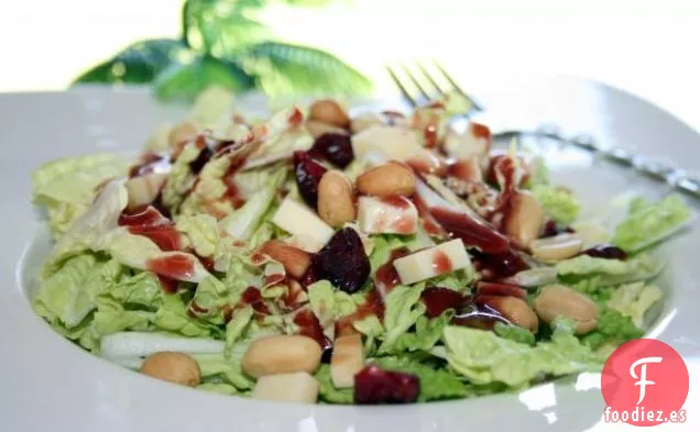 Ensalada Balsámica Dulce y Picante (Con Cacahuetes Tostados con Miel)