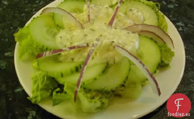 Pepino Con Aderezo De Queso Feta