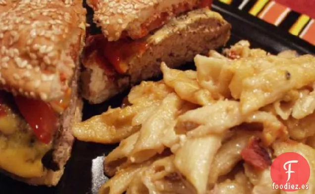 Craze-E Crock-Pot Hamburguesas y Pasta con Queso